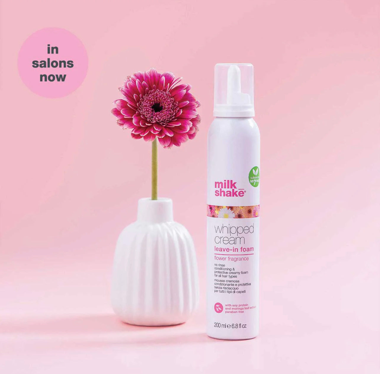 Wipped cream leave-in foam flower