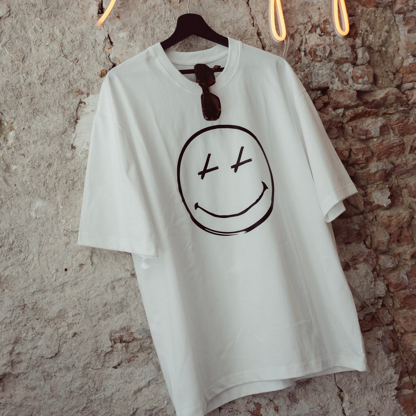 Smiling All Day T-shirt White